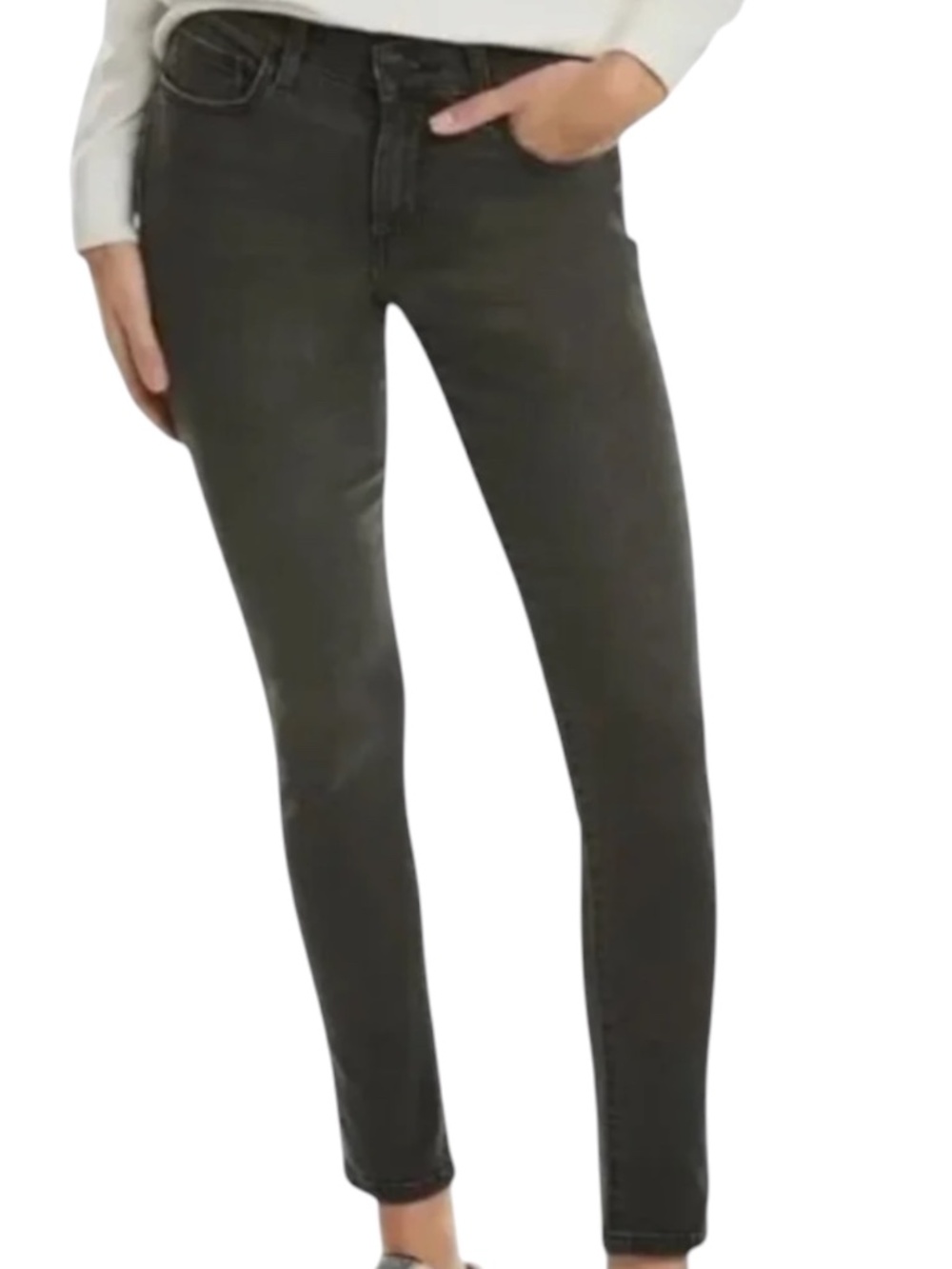 JOE'S JEANS Bluebell Skinny Ankle Jeans Black Size 24 NWT